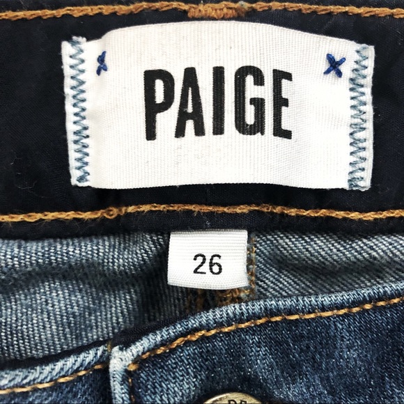 PAIGE Women’s Crop Ankle Jean Size 26 - Picture 4 of 8